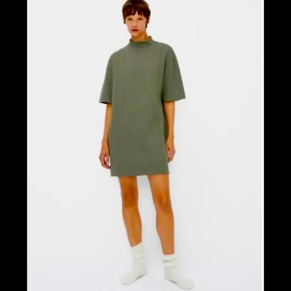 Zara TRF Turtleneck Dress